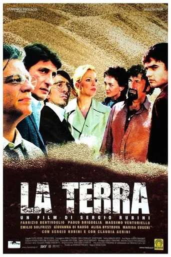 Póster de Nuestra tierra (2006) con Paolo Briguglia como Mario