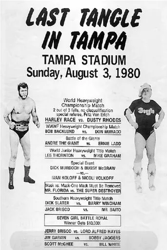 Póster de NWA The Last Tangle in Tampa