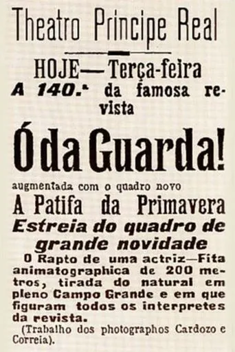 Póster de O Rapto de uma Actriz