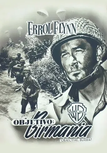 Póster de Objetivo: Birmania (1945) con Mark Stevens como Lt. Barker, pilot