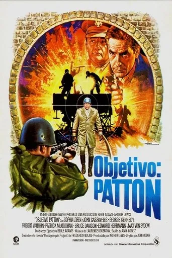Póster de Objetivo: Patton (1978) con Peter Armstrong como Sgt. Leary