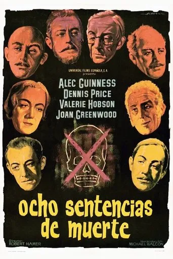 Póster de Ocho sentencias de muerte (1949) con Lyn Evans como The Farmer