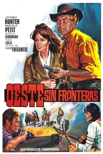 Póster de Oeste sin fronteras (1968) con Daniela Giordano como Juanita