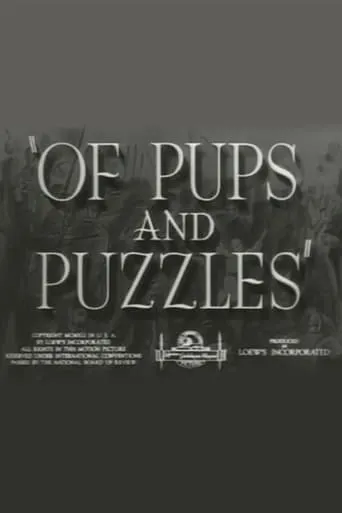 Póster de Of Pups and Puzzles