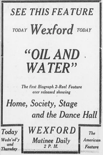 Póster de Oil and Water