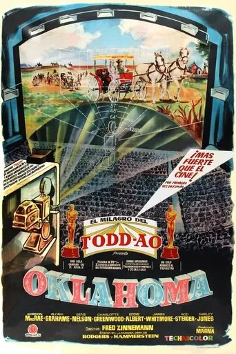 Póster de Oklahoma (1955) con Marc Platt como Dancer