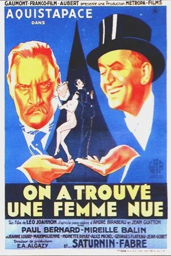 Póster de On a trouvé une femme nue