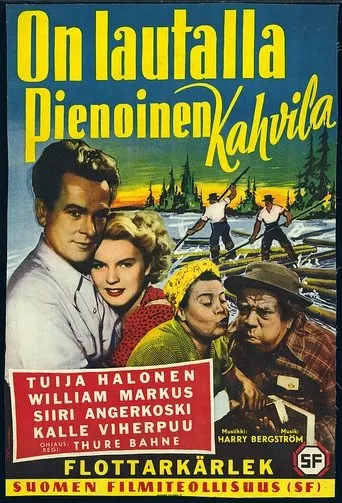 Póster de On lautalla pienoinen kahvila