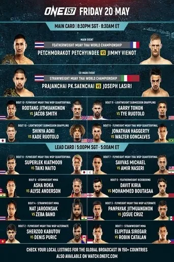 Póster de ONE Championship 157: Petchmorakot vs. Vienot