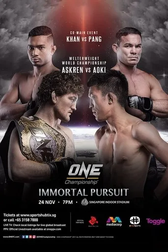 Póster de ONE Championship 62: Immortal Pursuit