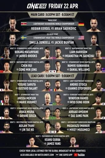 Póster de One Championship: ONE 156
