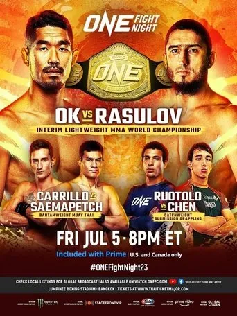 Póster de ONE Fight Night 23: Ok vs. Rasulov