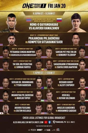 Póster de ONE Friday Fights 1: Nong-O vs. Ramazanov