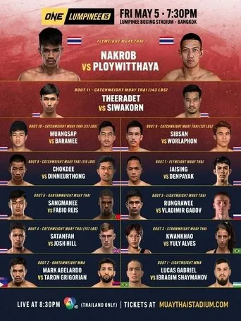 Póster de ONE Friday Fights 15: Nakrob vs. Ploywitthaya
