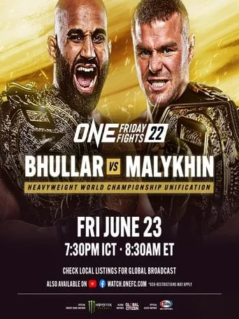 Póster de ONE Friday Fights 22: Bhullar vs. Malykhin