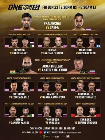 Póster de ONE Friday Fights 23: Paedsanlek vs. Kongklai