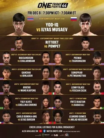 Póster de ONE Friday Fights 44: Yod-IQ vs. Musaev