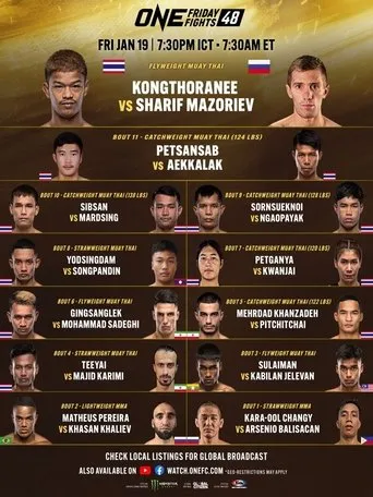 Póster de ONE Friday Fights 48: Kongthoranee vs. Mazoriev