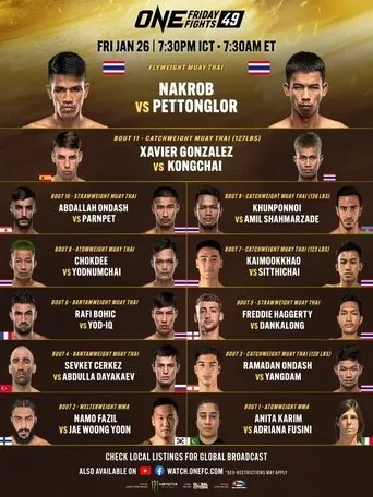 Póster de ONE Friday Fights 49: Nakrob vs. Pettonglor