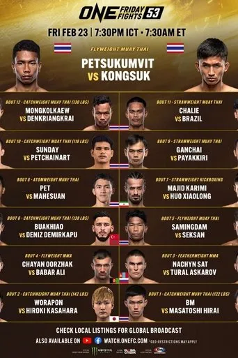 Póster de ONE Friday Fights 53: Phetsukumvit vs. Kongsuk