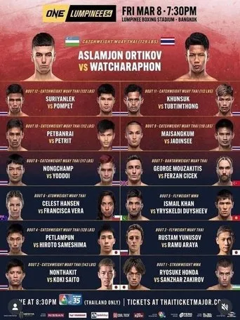 Póster de ONE Friday Fights 54: Ortikov vs. Watcharaphon