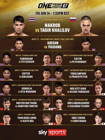 Póster de ONE Friday Fights 67: Nakrob vs. Khalilov
