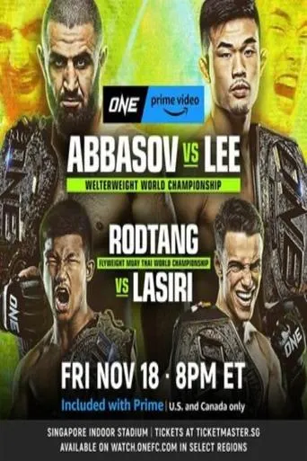 Póster de ONE on Prime Video 4: Abbasov vs. Lee