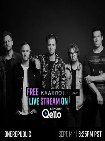 Póster de OneRepublic Live Kaaboo Del Mar Festival