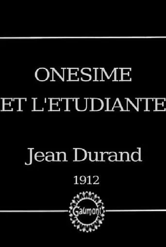Póster de Onésime et l'étudiante