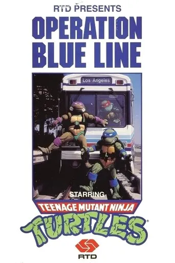 Póster de Operation Blue Line, Starring: Teenage Mutant Ninja Turtles