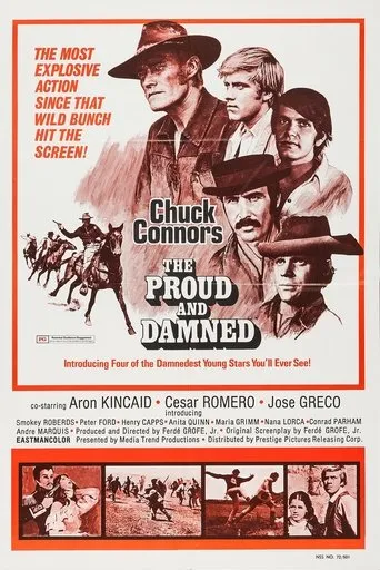 Póster de Orgullosos y malditos (1972) con Aron Kincaid como Ike