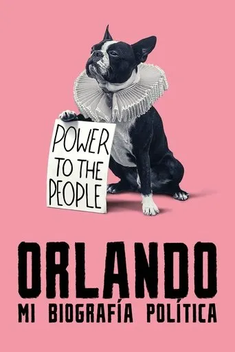 Póster de Orlando, mi biografía política (2023) con Oscar-Roza Miller