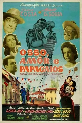 Póster de Osso, Amor e Papagaios