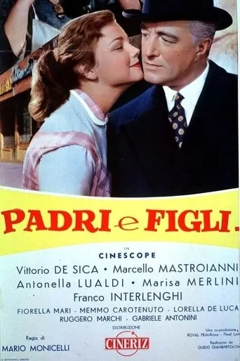 Póster de Padres e hijos (1957) con Raffaele Pisu como Vezio