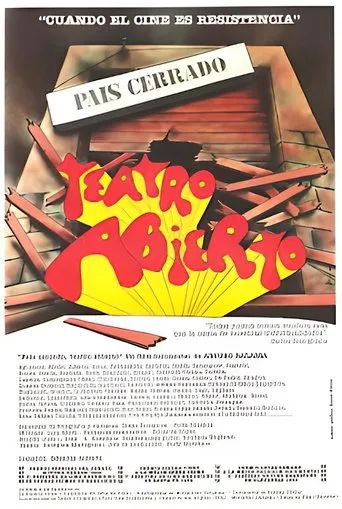 Póster de País cerrado, teatro abierto