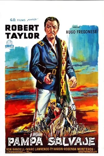 Póster de Pampa salvaje (1966) con Sancho Gracia como Carlos