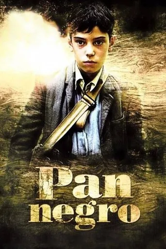 Póster de Pan Negro (2010) con Eduard Fernández como Mestre