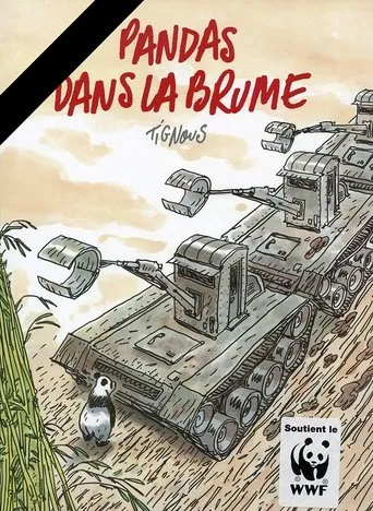 Póster de Pandas dans la brume: Dépliant