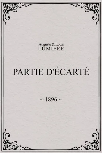 Póster de Partie d'écarté