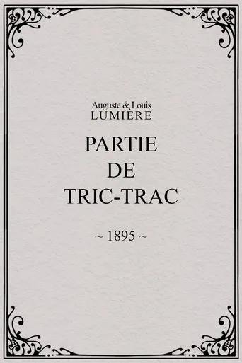 Póster de Partie de tric-trac