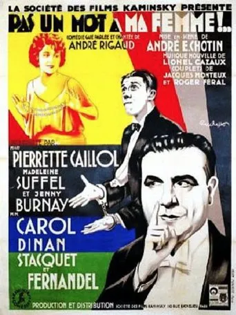 Póster de Pas un mot à ma femme