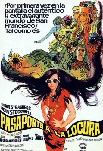 Póster de Pasaporte a la locura (1968) con Adam Roarke como Ben