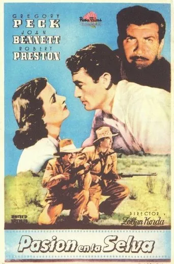 Póster de Pasión en la selva
