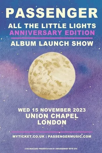 Póster de Passenger: Live from Union Chapel London