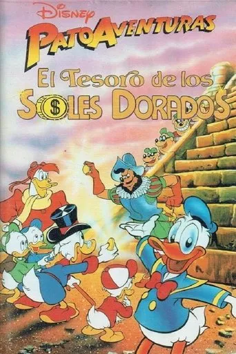 Póster de Patoaventuras: El tesoro de los Soles Dorados (1987) con Terence McGovern como Launchpad McQuack (voice)