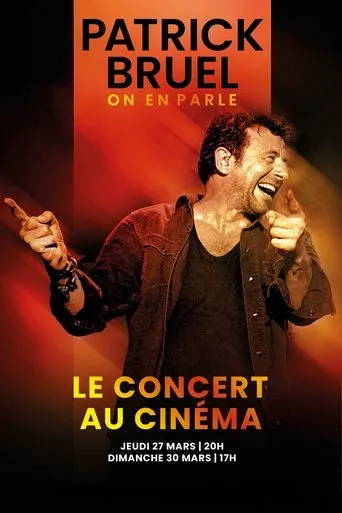 Póster de Patrick Bruel : "On en parle" - Le concert au cinéma