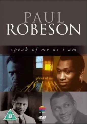 Póster de Paul Robeson: Speak of Me as I Am
