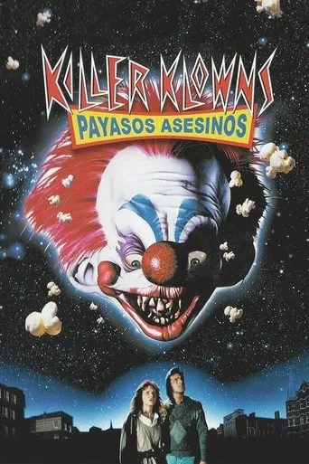 Póster de Payasos asesinos del espacio exterior (1988) con Adele Proom como Mrs. Franco