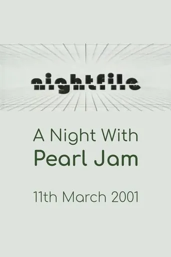 Póster de Pearl Jam: Nightfile - A Night with Pearl Jam