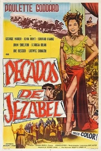 Póster de Pecados de Jezabel (1953) con Joe Besser como Yonkel